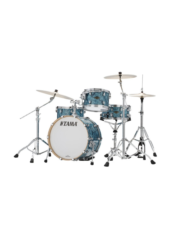 Tama WBR30RS-TQP Starclassic Walnut/Birch Duracover Wrap Shell Kit 3 pcs- Turquoise Pearl/Chrome HW - Turquoise Pearl