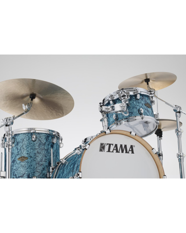 Tama WBR30RS-TQP Starclassic Walnut/Birch Duracover Wrap Shell Kit 3 pcs- Turquoise Pearl/Chrome HW - Turquoise Pearl