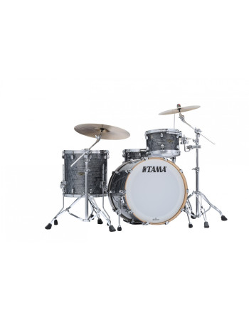 Tama WBR32RZS-CCO Starclassic Walnut/Birch Duracover Wrap Shell Kit 3 pcs - Charcoal Onyx/Chrome HW