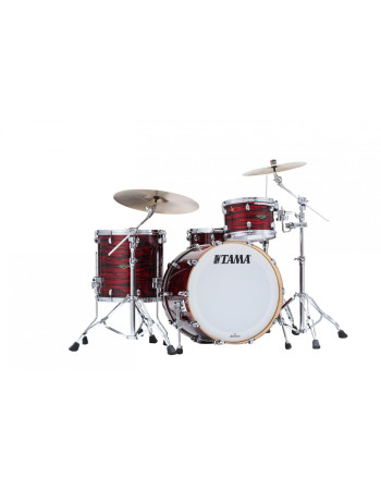 Tama WBR32RZS-ROY Starclassic Walnut/Birch Duracover Wrap Shell Kit 3 pcs - Red Oyster/Chrome HW