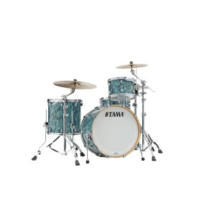 Tama WBR32RZS-TQP Starclassic Walnut/Birch Duracover Wrap Shell Kit 3 pcs - Turquoise Pearl/Chrome HW