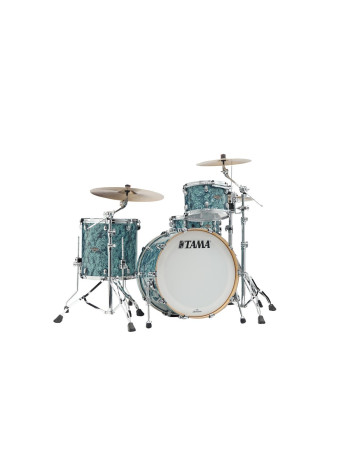 Tama WBR32RZS-TQP Starclassic Walnut/Birch Duracover Wrap Shell Kit 3 pcs - Turquoise Pearl/Chrome HW