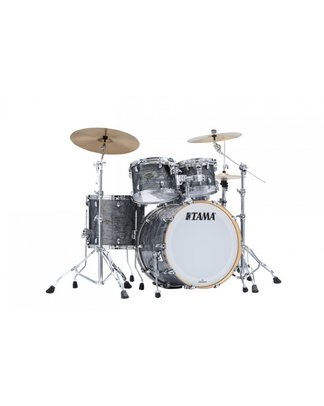 Tama WBR42S-CCO Starclassic Walnut/Birch Duracover Wrap Shell Kit 4 pcs - Charcoal Onyx/Chrome HW