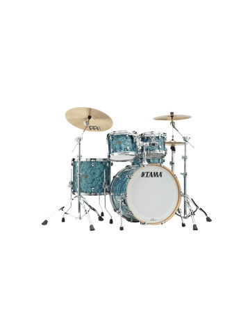 Tama WBR42S-TQP Starclassic Walnut/Birch Duracover Wrap Shell Kit 4 pcs - Turquoise Pearl/Chrome HW