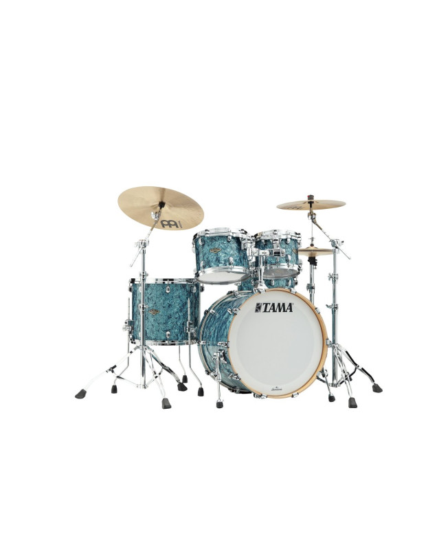 Tama WBR42S-TQP Starclassic Walnut/Birch Duracover Wrap Shell Kit 4 pcs - Turquoise Pearl/Chrome HW