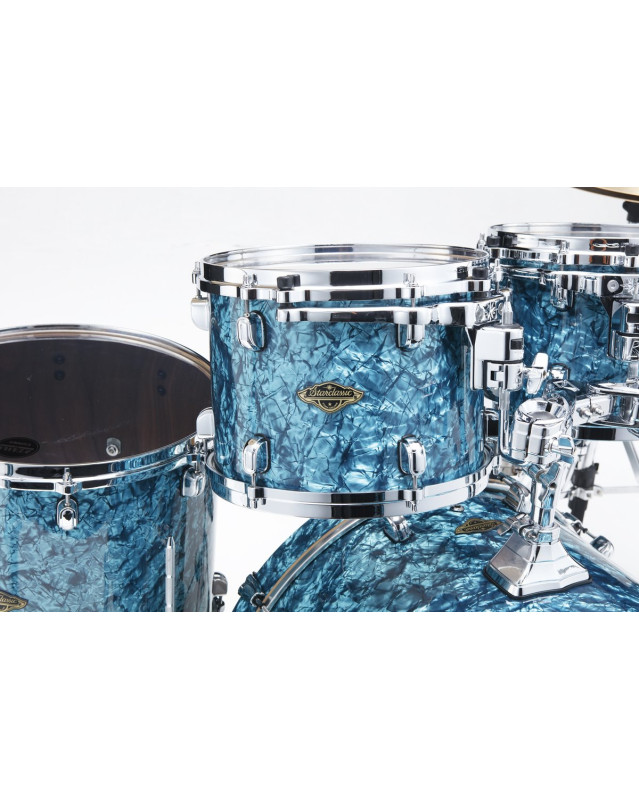 Tama WBR42S-TQP Starclassic Walnut/Birch Duracover Wrap Shell Kit 4 pcs - Turquoise Pearl/Chrome HW