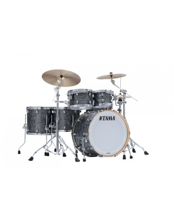 Tama WBR52RZS-CCO Starclassic  Walnut/Birch Duracover Wrap Shell Kit 5 pcs - Charcoal Onyx/Chrome HW