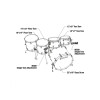 Tama WBR52RZS-ROY Starclassic Walnut/Birch Duracover Wrap Shell Kit 5 pcs - Red Oyster/Chrome HW