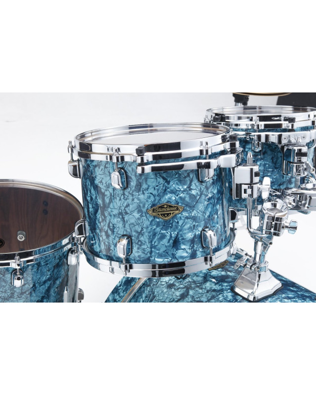 Tama WBR52RZS-TQP Starclassic Walnut/Birch Duracover Wrap Shell Kit 5 pcs - Turquoise Pearl/Chrome HW