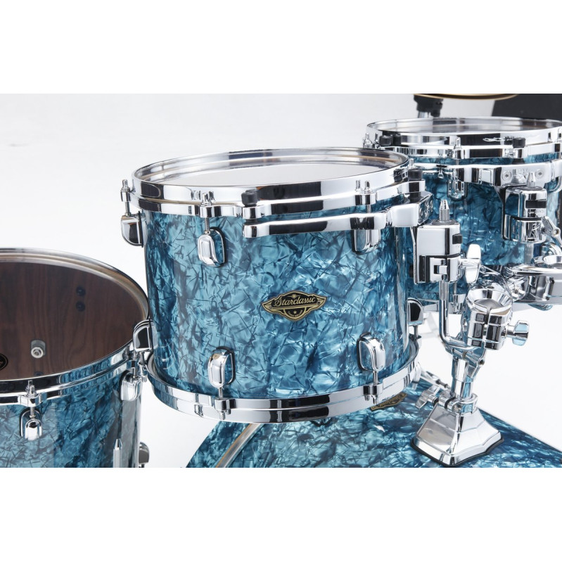 Tama WBR52RZS-TQP Starclassic Walnut/Birch Duracover Wrap Shell Kit 5 pcs - Turquoise Pearl/Chrome HW