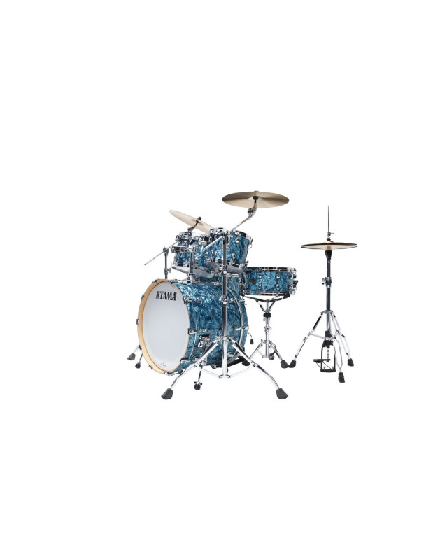 Tama WBR52RZS-TQP Starclassic Walnut/Birch Duracover Wrap Shell Kit 5 pcs - Turquoise Pearl/Chrome HW