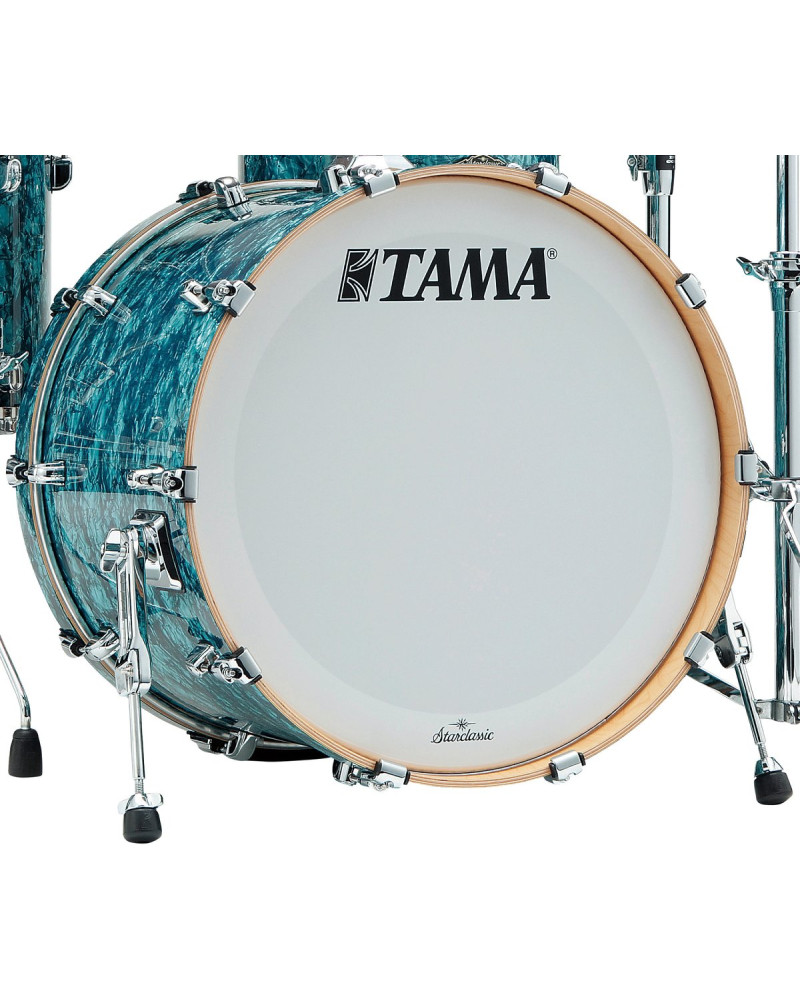 Tama WBRB16HM-TQP Starclassic Walnut/Birch Duracover Wrap Bass Drum 16 - Turquoise Pearl