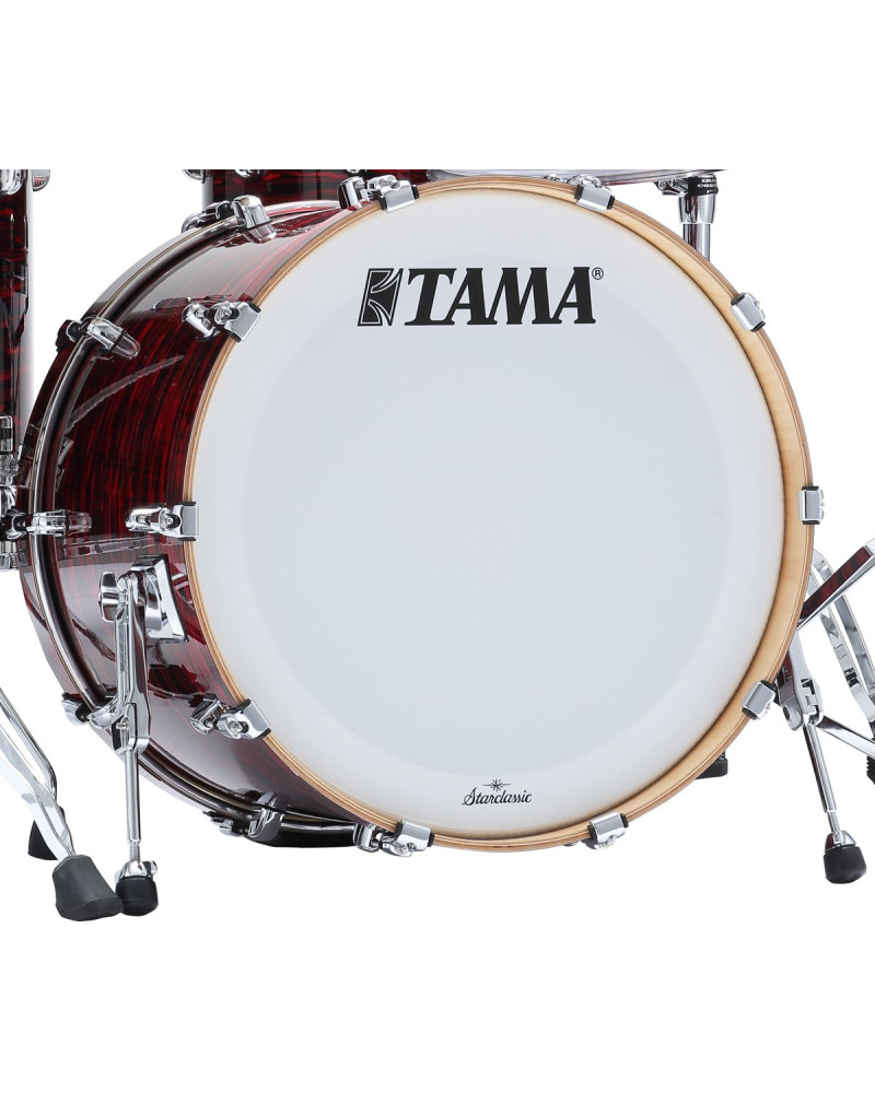 Tama WBRB20DZ-ROY Starclassic Walnut/Birch Duracover Wrap Bass Drum 20 - Red Oyster