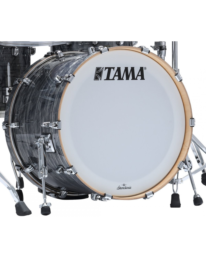 Tama WBRB22RZ-CCO Starclassic Walnut/Birch Duracover Wrap Bass Drum 22 - Charcoal Onyx