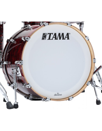 Tama WBRB24DM-ROY Starclassic Walnut/Birch Duracover Wrap Bass Drum 24 - Red Oyster