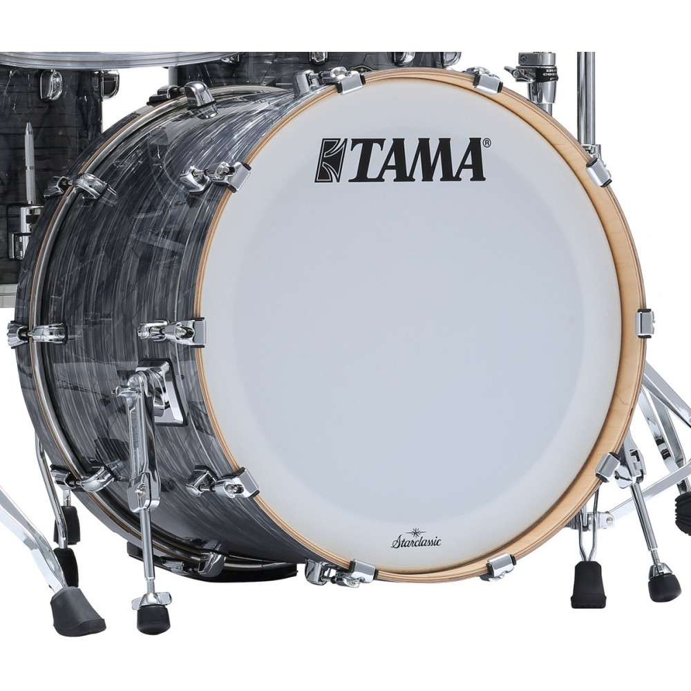 Tama WBRB24DZ-CCO Starclassic Walnut/Birch Duracover Wrap Bass Drum 24 - Charcoal Onyx