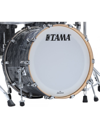 Tama WBRB24DZ-CCO Starclassic Walnut/Birch Duracover Wrap Bass Drum 24 - Charcoal Onyx