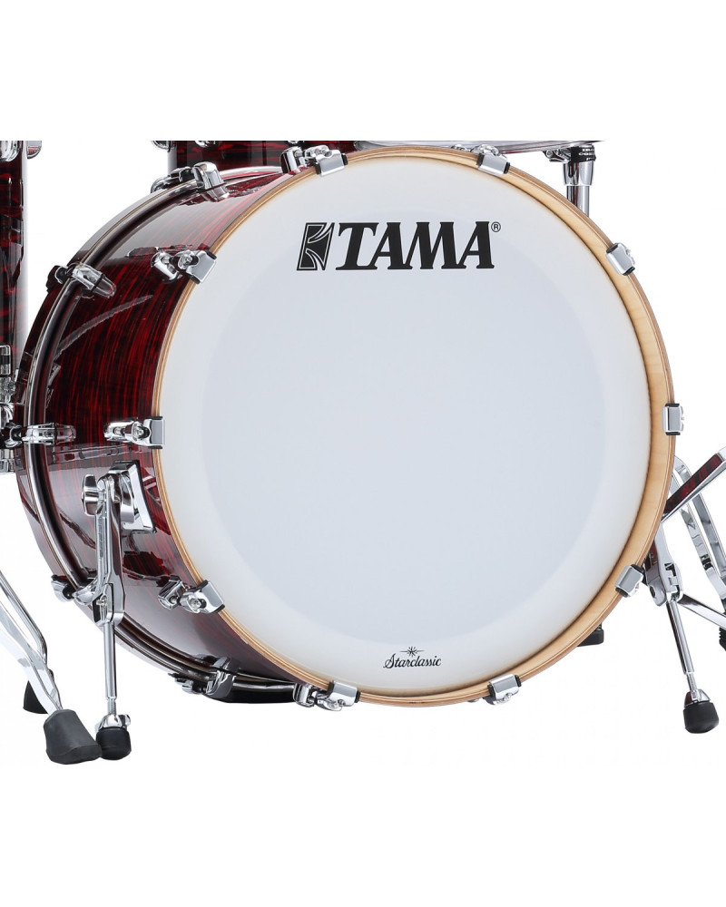 Tama WBRB24DZ-ROY Starclassic Walnut/Birch Duracover Wrap Bass Drum 24 - Red Oyster