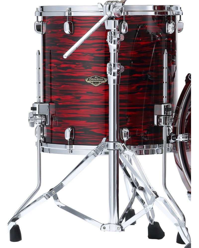 Tama WBRF14A-ROY Starclassic Walnut/Birch Duracover Wrap Floor Tom 14 - Red Oyster