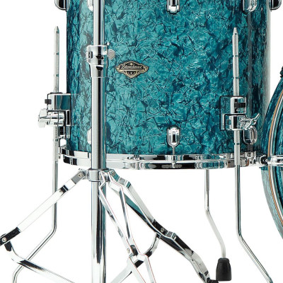 Tama WBRF14A-TQP Starclassic Walnut/Birch Duracover Wrap Floor Tom 14 - Turquoise Pearl