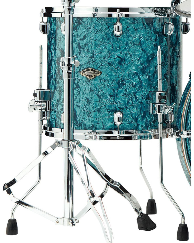 Tama WBRF14A-TQP Starclassic Walnut/Birch Duracover Wrap Floor Tom 14 - Turquoise Pearl