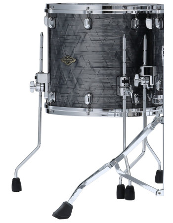 Tama WBRF16A-CCO Starclassic Walnut/Birch Duracover Wrap Floor Tom 16 - Charcoal Onyx