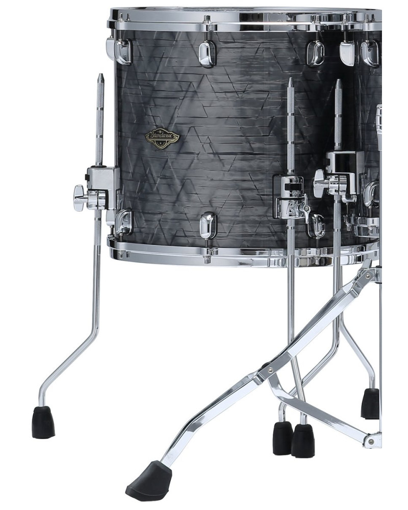 Tama WBRF16A-CCO Starclassic Walnut/Birch Duracover Wrap Floor Tom 16 - Charcoal Onyx