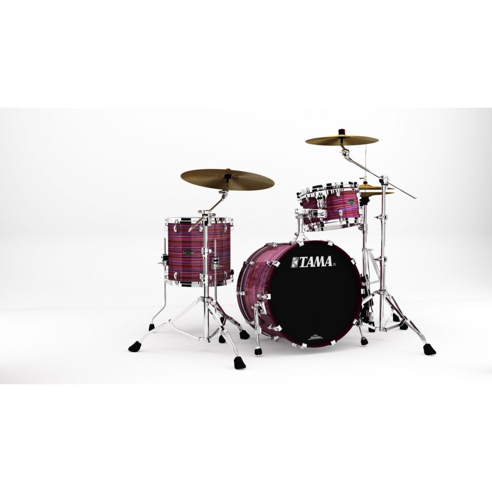 Tama WBS30RS-LPO Starclassic Walnut/Birch Lacquer Shell Kit 3 pcs - Lacquer Phantasm Oyster/Chrome HW