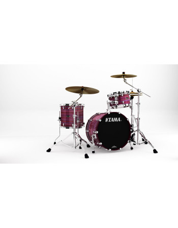 Tama WBS30RS-LPO Starclassic Walnut/Birch Lacquer Shell Kit 3 pcs - Lacquer Phantasm Oyster/Chrome HW