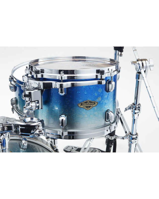 Tama WBS30RS-MBI Starclassic Walnut/Birch Lacquer Shell Kit 3 pcs - Molten Blue Ice Fade/Chrome HW