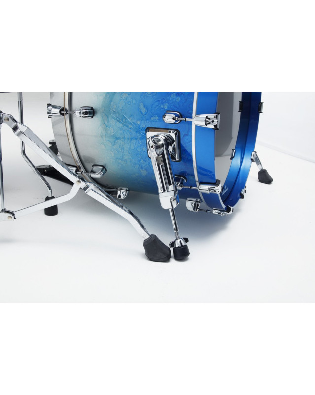 Tama WBS30RS-MBI Starclassic Walnut/Birch Lacquer Shell Kit 3 pcs - Molten Blue Ice Fade/Chrome HW