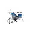 Tama WBS30RS-MBI Starclassic Walnut/Birch Lacquer Shell Kit 3 pcs - Molten Blue Ice Fade/Chrome HW