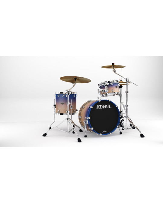 Tama WBS30RS-SAF Starclassic Walnut/Birch Lacquer Shell Kit 3 pcs - Satin Purple Atmosphere Fade/Chrome HW