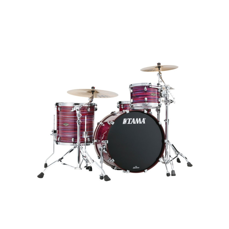 Tama WBS32RZS-LPO Starclassic Walnut/Birch Lacquer Shell Kit 3 pcs - Lacquer Phantasm Oyster/Chrome HW