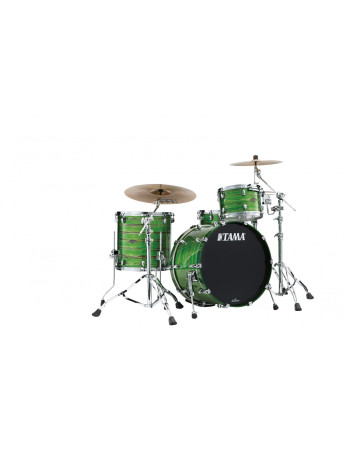 Tama WBS32RZS-LSO Starclassic Walnut/Birch Lacquer Shell Kit 3 pcs - Lacquer Shamrock Oyster/Chrome HW