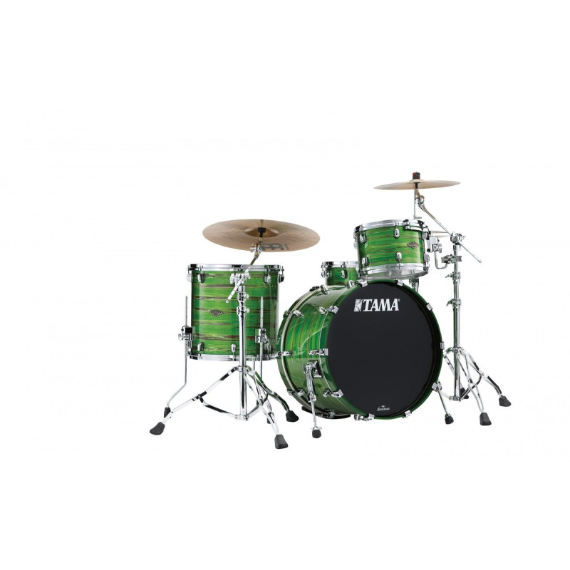 Tama WBS32RZS-LSO Starclassic Walnut/Birch Lacquer Shell Kit 3 pcs - Lacquer Shamrock Oyster/Chrome HW
