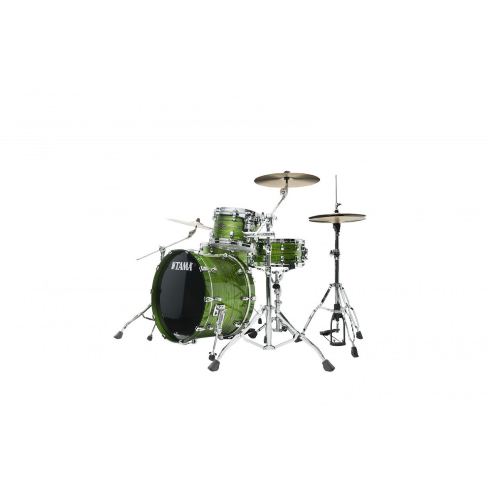 Tama WBS32RZS-LSO Starclassic Walnut/Birch Lacquer Shell Kit 3 pcs - Lacquer Shamrock Oyster/Chrome HW