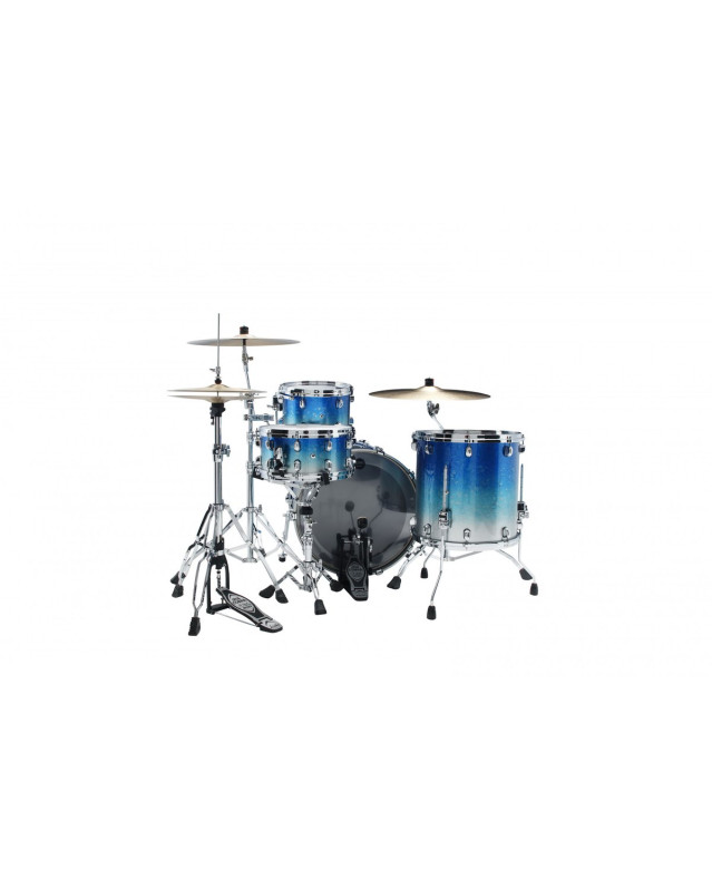 Tama WBS32RZS-MBI Starclassic Walnut/Birch Lacquer Shell Kit 3 pcs - Molten Blue Ice Fade/Chrome HW