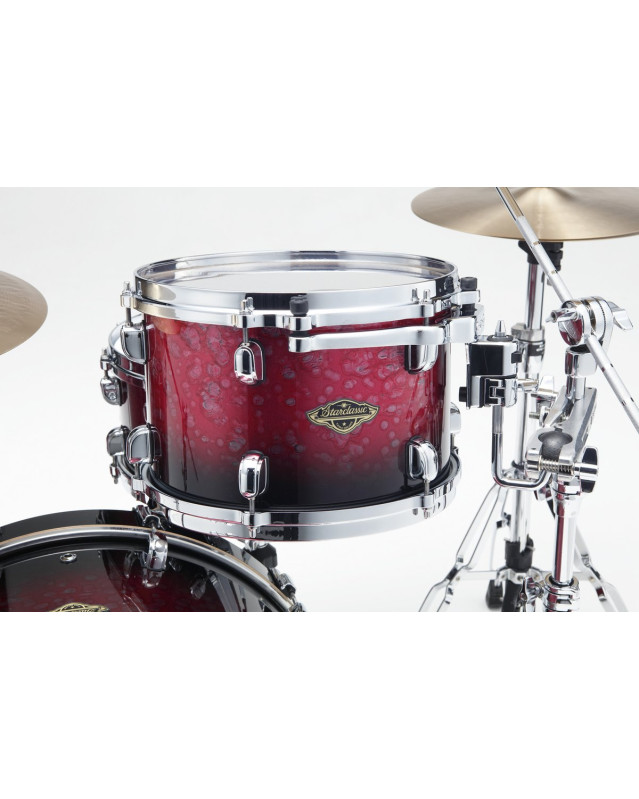 Tama WBS32RZS-MDR Starclassic Walnut/Birch Lacquer Shell Kit 3 pcs - Molten Raspberry Fade/Chrome HW