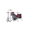 Tama WBS32RZS-MDR Starclassic Walnut/Birch Lacquer Shell Kit 3 pcs - Molten Raspberry Fade/Chrome HW