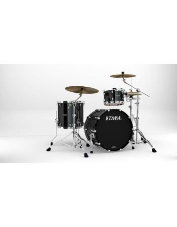 Tama WBS32RZS-PBK Starclassic Walnut/Birch Lacquer Shell Kit 3 pcs - Piano Black/Chrome HW