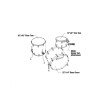 Tama WBS32RZS-SPF Starclassic Walnut/Birch Lacquer Shell Kit 3 pcs - Satin Sapphire Fade/Chrome HW