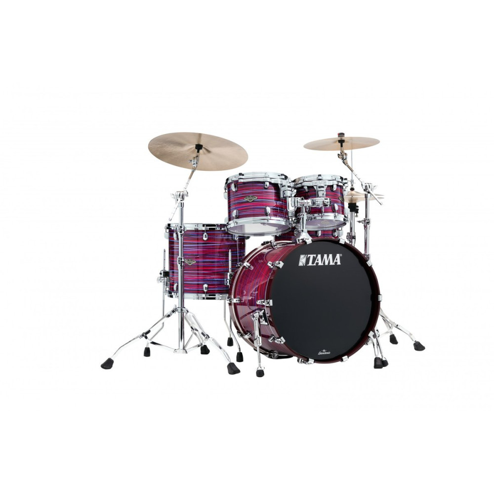 Tama WBS42S-LPO Starclassic Walnut/Birch Lacquer Shell Kit 4 pcs - Lacquer Phantasm Oyster/Chrome HW