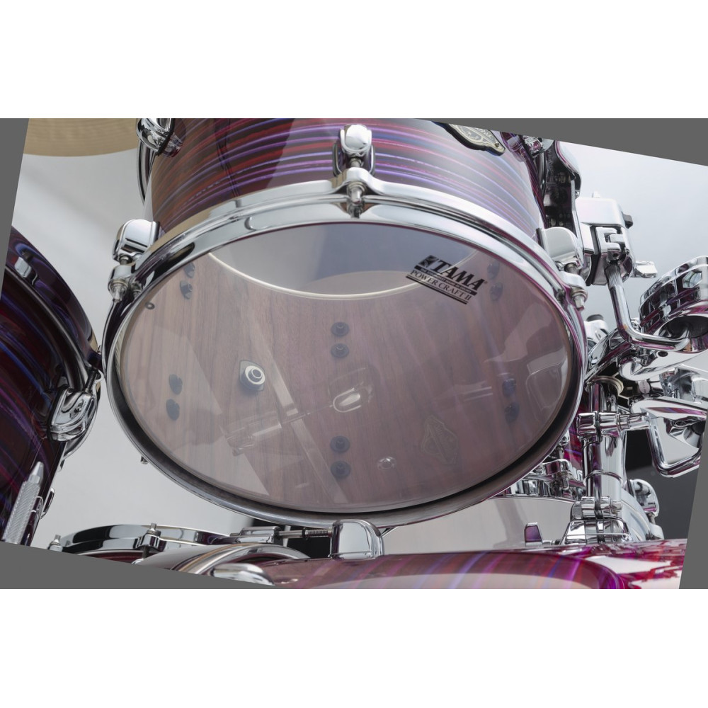 Tama WBS42S-LPO Starclassic Walnut/Birch Lacquer Shell Kit 4 pcs - Lacquer Phantasm Oyster/Chrome HW