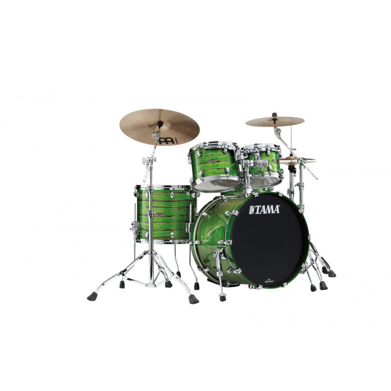 Tama WBS42S-LSO Starclassic Walnut/Birch Lacquer Shell Kit 4 pcs - Lacquer Shamrock Oyster/Chrome HW