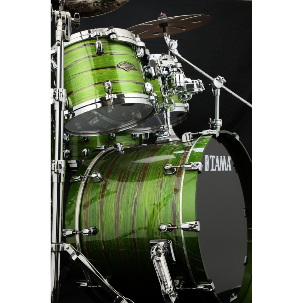 Tama WBS42S-LSO Starclassic Walnut/Birch Lacquer Shell Kit 4 pcs - Lacquer Shamrock Oyster/Chrome HW