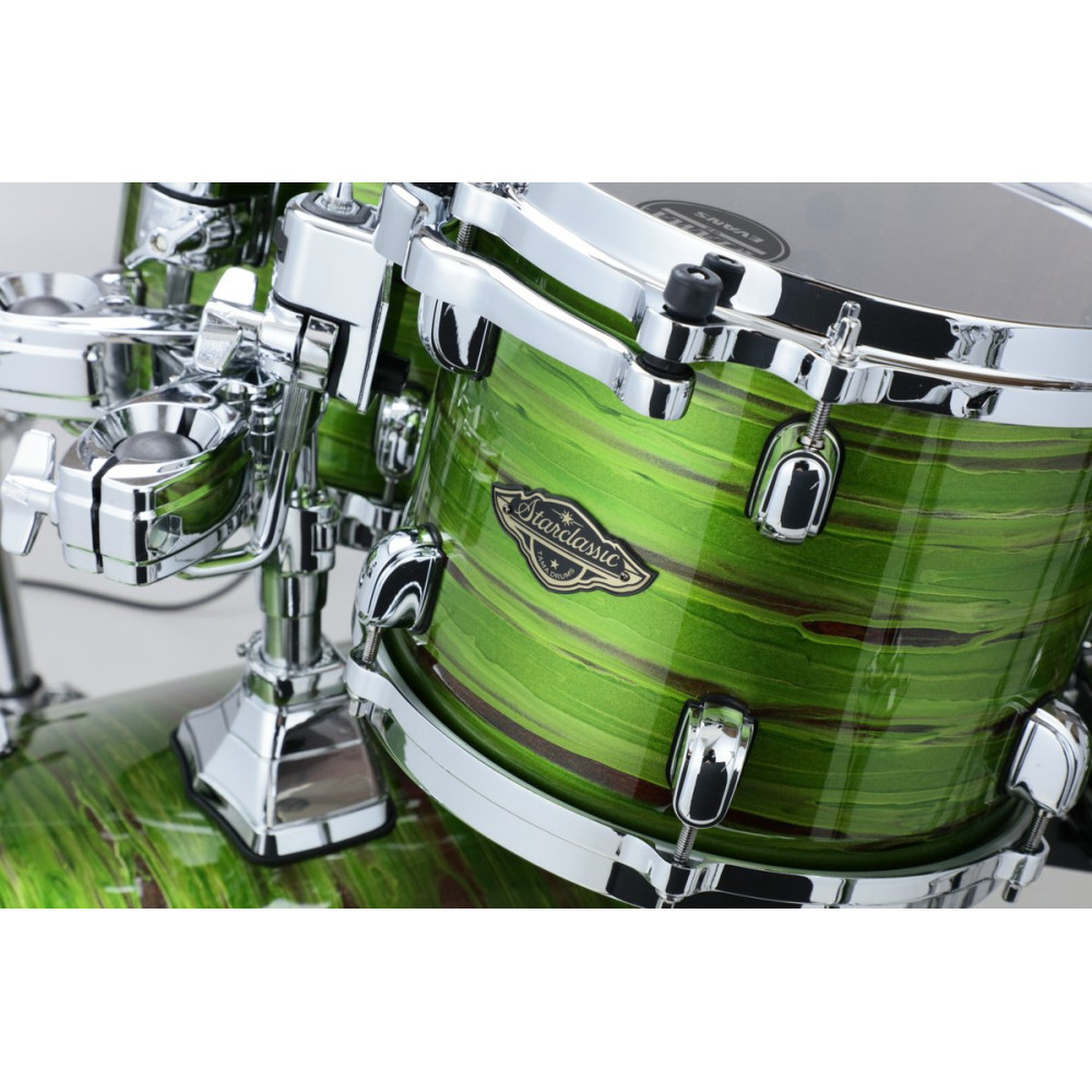 Tama WBS42S-LSO Starclassic Walnut/Birch Lacquer Shell Kit 4 pcs - Lacquer Shamrock Oyster/Chrome HW