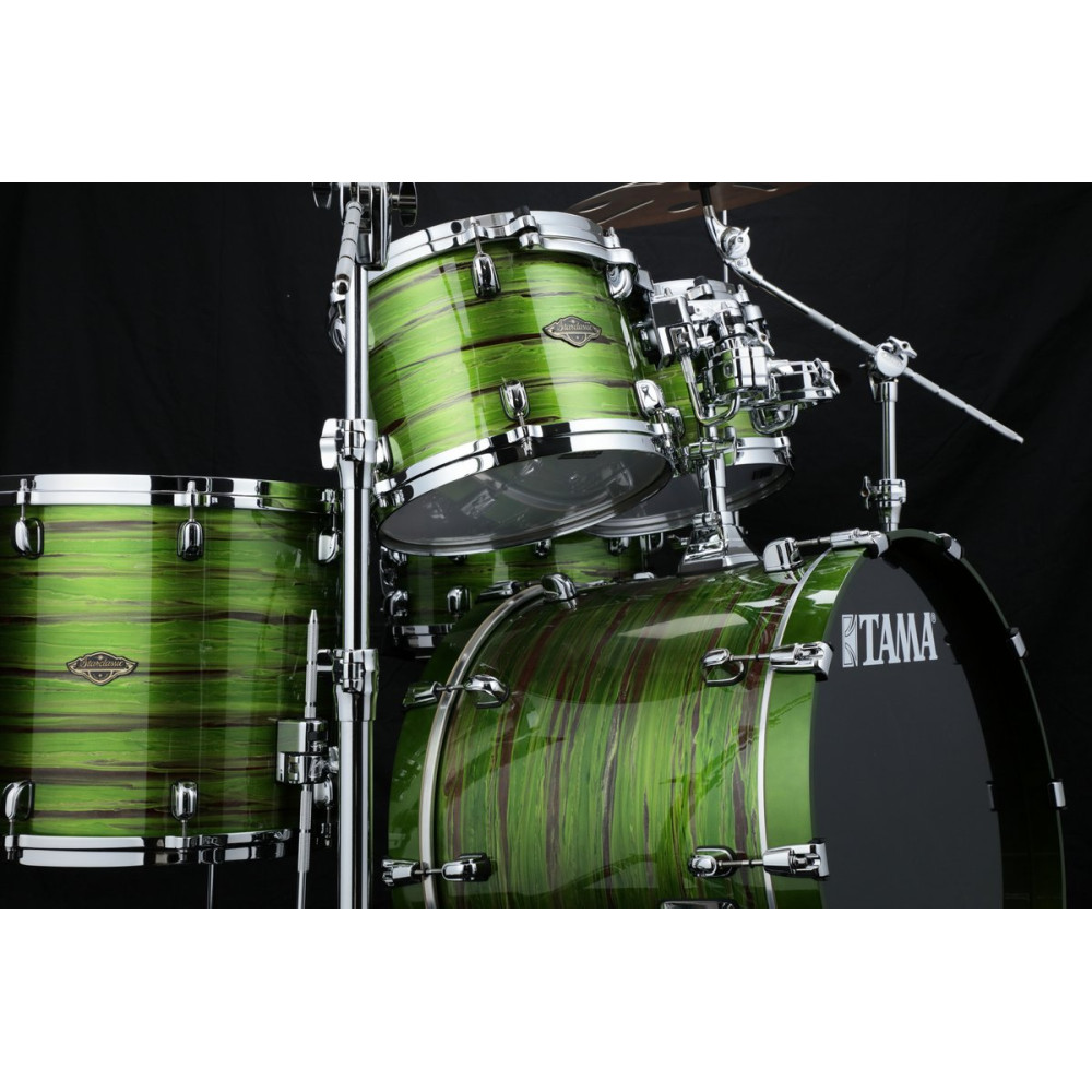 Tama WBS42S-LSO Starclassic Walnut/Birch Lacquer Shell Kit 4 pcs - Lacquer Shamrock Oyster/Chrome HW