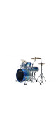 Tama WBS42S-MBI Starclassic Walnut/Birch Lacquer Shell Kit 4 pcs - Molten Blue Ice Fade/Chrome HW