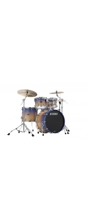 Tama WBS42S-SAF Starclassic Walnut/Birch Lacquer Shell Kit 4 pcs - Satin Purple Atmosphere Fade/Chrome HW